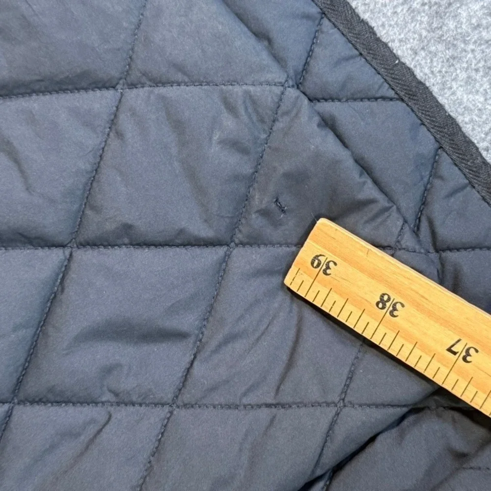 Polo Ralph‎ Lauren Kempton Quilted Barn Jacket Dark Navy Mens Sz M Snap Pockets